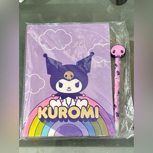 Kuromi Notebook and Pen